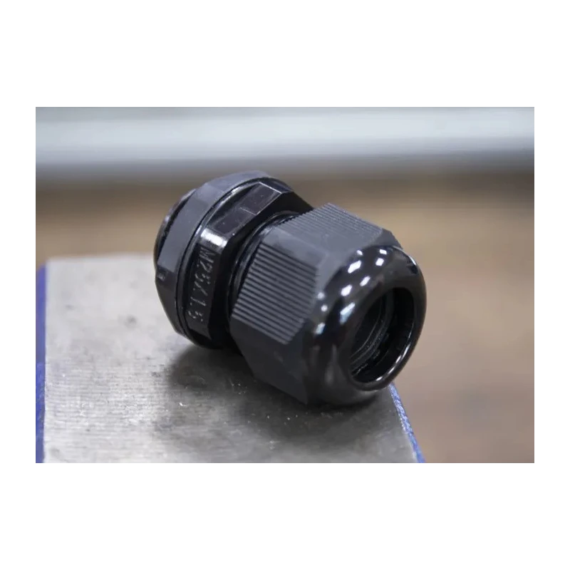 RS PRO Black Polyamide 66 Cable Gland, M25 Thread, 13 mm Minimum Cable Diameter, 18 mm Maximum Cable Diameter, IP68 669-4676