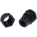 RS PRO Black Polyamide 66 Cable Gland, M25 Thread, 13 mm Minimum Cable Diameter, 18 mm Maximum Cable Diameter, IP68 669-4676