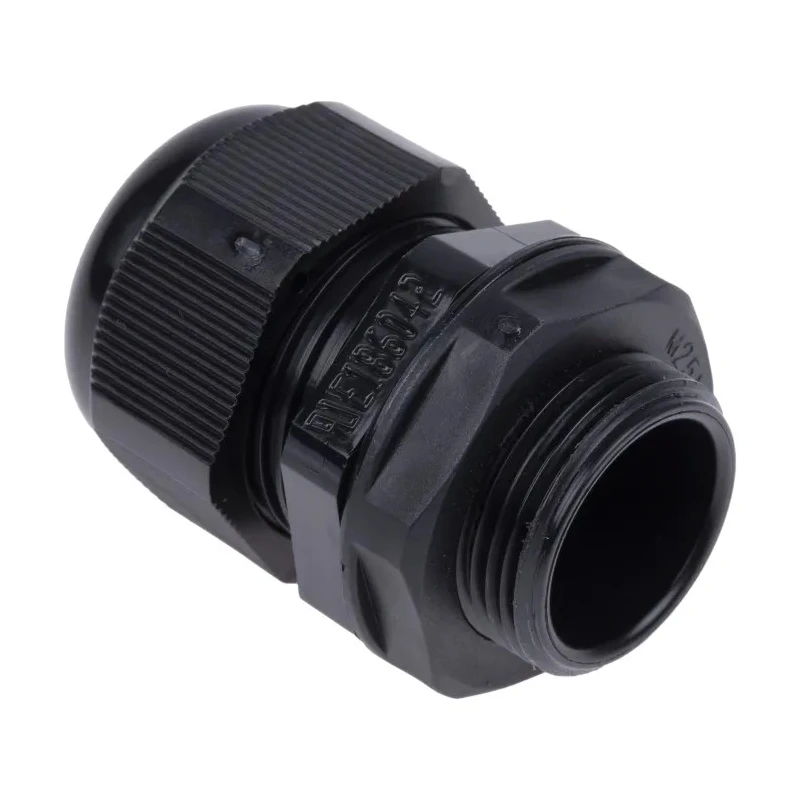 RS PRO Black Polyamide 66 Cable Gland, M25 Thread, 13 mm Minimum Cable Diameter, 18 mm Maximum Cable Diameter, IP68 669-4676