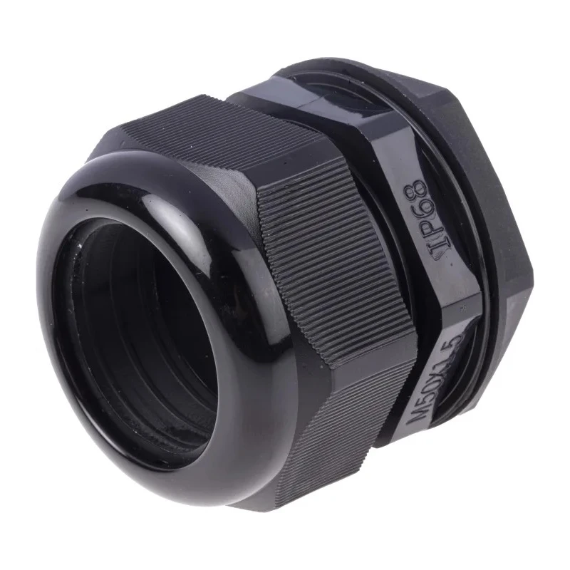 RS PRO Black Polyamide 66 Cable Gland, M50 Thread, 30 mm Min., 38 mm Max., IP68 669-4682