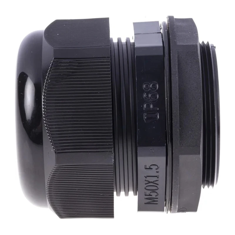 RS PRO Black Polyamide 66 Cable Gland, M50 Thread, 30 mm Min., 38 mm Max., IP68 669-4682