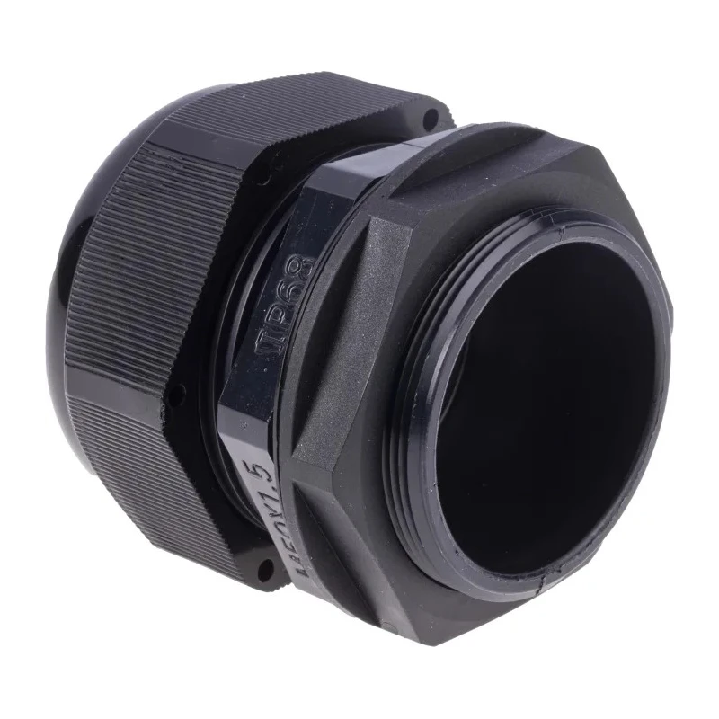 RS PRO Black Polyamide 66 Cable Gland, M50 Thread, 30 mm Min., 38 mm Max., IP68 669-4682