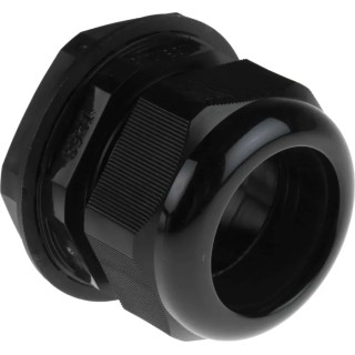 RS PRO Black Polyamide 66 Cable Gland M63 Thread, 34 mm min., 44 mm max., IP68 669-4686