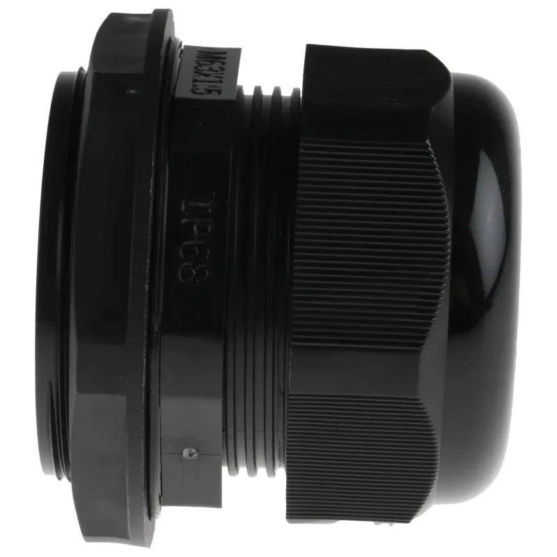 RS PRO Black Polyamide 66 Cable Gland M63 Thread, 34 mm min., 44 mm max., IP68 669-4686