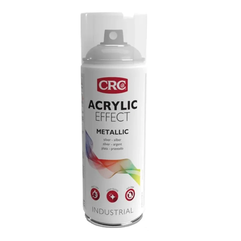 CRC 400 ml No RAL Black Matt Acrylic Metallic Spray Paint 31093