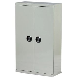 RS PRO Steel Drawer Unit 48 with ABS Transparent Drawers, 970 mm x 586 mm x 270 mm, Grey 669-3807