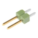 TE Connectivity AMPMODU MOD II Series Straight Through Hole Pin Header, 2 Contact, 2.54 mm Pitch, 1 Row, Unshrouded 826629-2