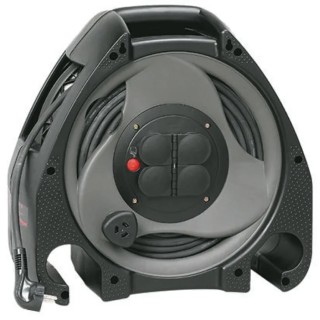 Legrand Professional Cable Reel 50 m 4 Socket Type E IP44 with Thermal Protection 050757
