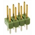 TE Connectivity AMPMODU MOD II Series Straight Through Hole Pin Header 8 Contacts 2.54 mm Pitch 2 Row Unshrouded 826632-4
