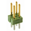 TE Connectivity AMPMODU MOD II Series Straight Through Hole Pin Header, 4 Contact(s), 2.54 mm Pitch, 2 Row 826632-2