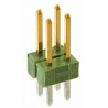 TE Connectivity AMPMODU MOD II Series Straight Through Hole Pin Header, 4 Contact(s), 2.54 mm Pitch, 2 Row 826632-2