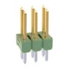 TE Connectivity AMPMODU MOD II Series Straight Through Hole Pin Header, 6 Contacts, 2.54 mm Pitch, 2 Row, Unshrouded 826632-3