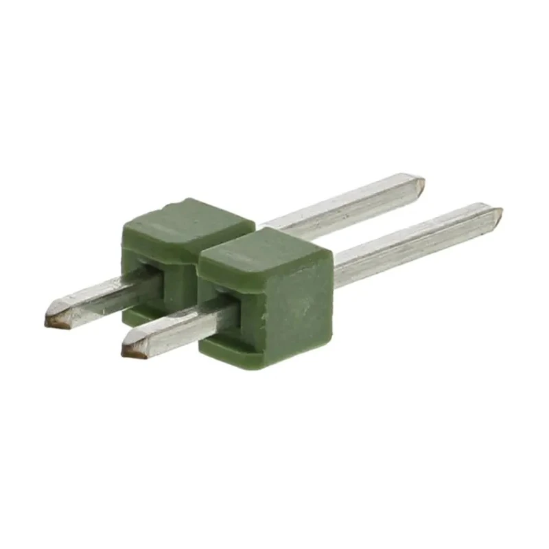 TE Connectivity AMPMODU MOD II Series Straight Through Hole Pin Header 2 Contacts 2.54 mm Pitch 1 Row Unshrouded 826926-2