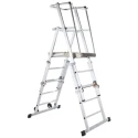 Zarges Aluminium Work Platform 1.3m, 1.6m, 1.8m, 2.1m, 2.4m Platform Height, 38.5kg Weight, 150kg Load Capacity 41327