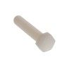 RS PRO Plain Nylon Hex Bolt M8 x 40 mm Corrosion Resistant Non-Magnetic DIN 933 232-6999