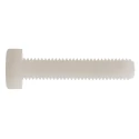 RS PRO Plain Nylon Hex Bolt M8 x 40 mm Corrosion Resistant Non-Magnetic DIN 933 232-6999