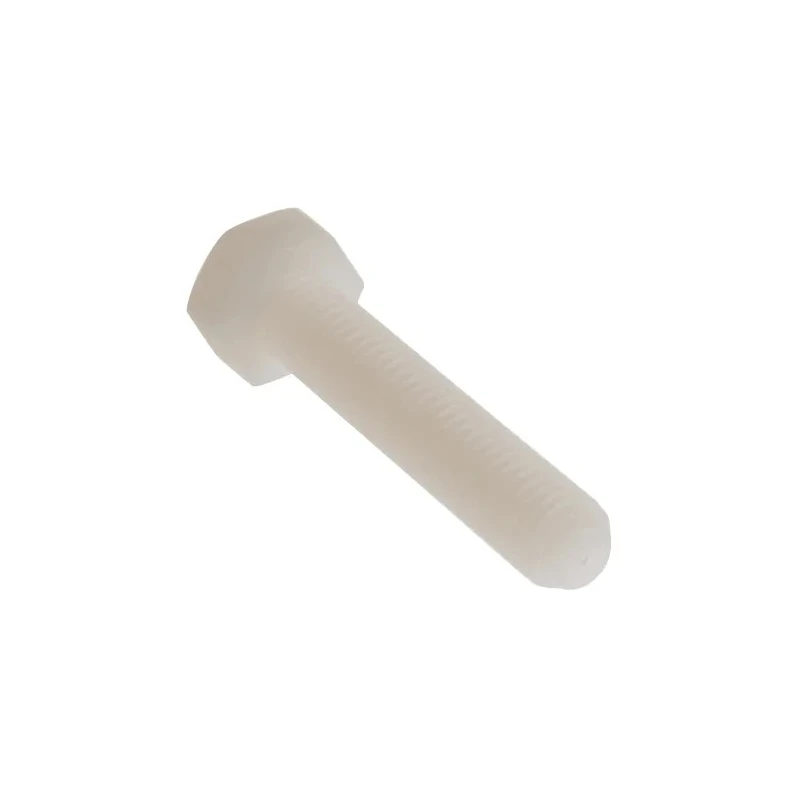 RS PRO Plain Nylon Hex Bolt M8 x 40 mm Corrosion Resistant Non-Magnetic DIN 933 232-6999