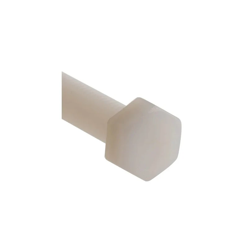RS PRO Plain Nylon Hex Bolt M8 x 40 mm Corrosion Resistant Non-Magnetic DIN 933 232-6999