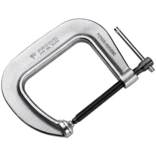 Facom Deep-Throat G Clamp 133 mm Jaw Opening x 133 mm Jaw Depth 0-150 mm Capacity Burnished Galvanised Finish 271A.150L