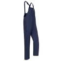 Sioen Navy Reusable Bib & Brace Dungarees, Size L, Windproof and Waterproof with Polyamide Flexothane Material F4600/N/L