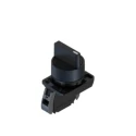 RS PRO Selector Switch, 1 NO Contact, 2 Position Mechanical Switch, Black Thermoplastic Housing, 400V ac, Short Lever IP65