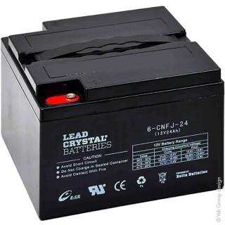 ENIX Energies Standard Sealed Lead Acid Battery 12 V 24 Ah 166 mm x 125 mm AMC9004