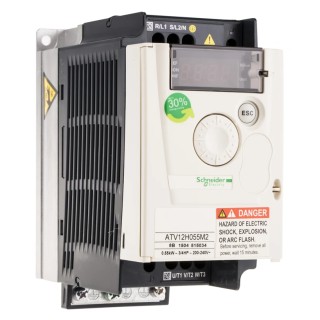 Schneider Electric Variable Speed Drive 1 Phase ATV 12 Series 230V ac 550 W 3.5 A ATV12H055M2