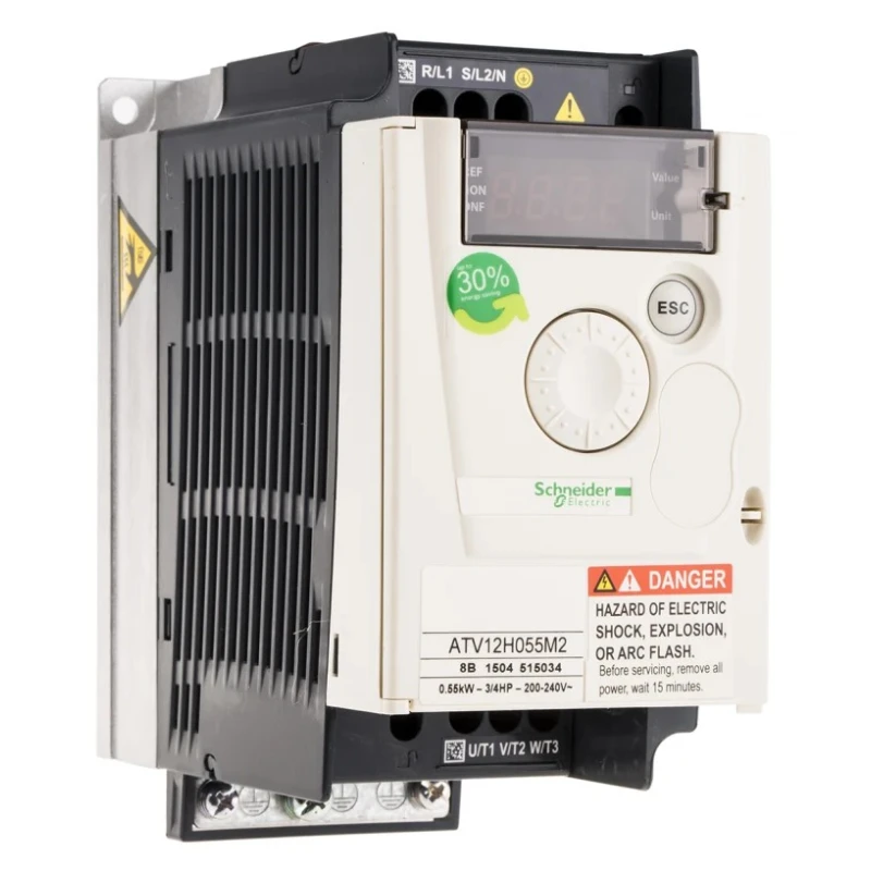 Schneider Electric Variable Speed Drive 1 Phase ATV 12 Series 230V ac 550 W 3.5 A ATV12H055M2