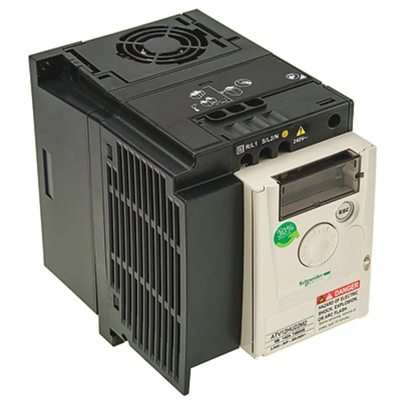 Schneider Electric Inverter Drive Panel Mount, 2.2 kW Power, 1 Phase, 230V AC, 10 A Output, ATV 12 Series ATV12HU22M2