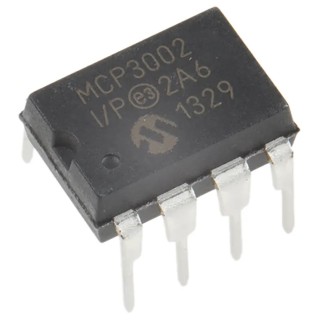 Microchip 2-Channel 10-bit SAR ADC 200 ksps 8-Pin PDIP MCP3002-I/P