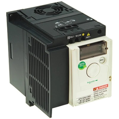 Schneider Electric Variable Speed Drive 230V AC 1 Phase 1.5 kW Power Cabinet Mount ATV12HU15M2