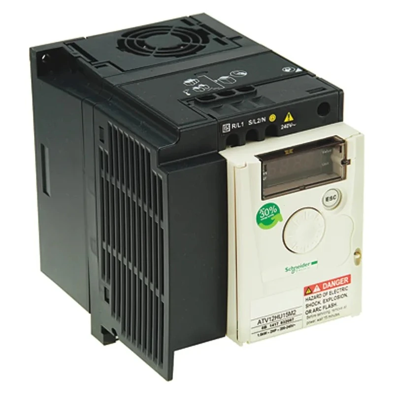 Schneider Electric Variable Speed Drive 230V AC 1 Phase 1.5 kW Power Cabinet Mount ATV12HU15M2