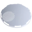 Cranford Controls White Red Cover Plate for Use with VSO Sounder Beacons VSO-CP-W
