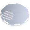 Cranford Controls White Red Cover Plate for Use with VSO Sounder Beacons VSO-CP-W
