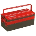 Facom 5 Drawer Metal Tool Box Black Red 560 mm Length 220 mm Width 238 mm Height BT.13GPB