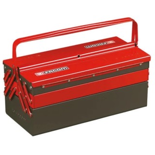Facom 5 Drawer Metal Tool Box Black Red 560 mm Length 220 mm Width 238 mm Height BT.13GPB