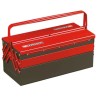 Facom 5 Drawer Metal Tool Box Black Red 560 mm Length 220 mm Width 238 mm Height BT.13GPB