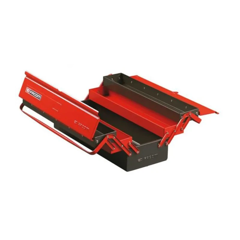 Facom 5 Drawer Metal Tool Box Black Red 560 mm Length 220 mm Width 238 mm Height BT.13GPB