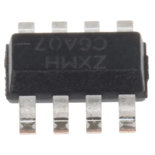 DiodesZetex Full Bridge 4 Type N and Type P-Channel Power MOSFET 1.8 A 60 V Enhancement Mode, Surface Mount ZXMHC6A07T8TA