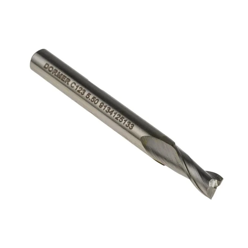 Dormer High Speed Steel-E-PM Plain Slot Drill , 13mm Cut Length, 1mm Overall Length, ISO 1641 and DIN 844 K B C1235.5
