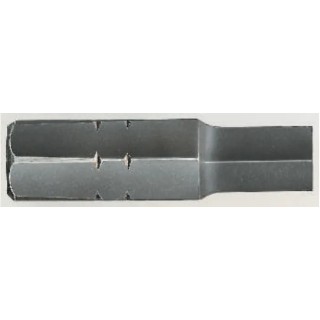 Facom Hex Screwdriver Bit Set 6.35 mm Drive Size, 6 mm Tip, 25 mm Overall Length, 3-Piece EH106.J3