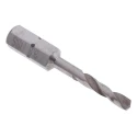 RS PRO HSS Drill Bit 3.3mm Size, 40mm Overall Length, 6.3mm Hex Shank 669-9366