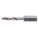 RS PRO HSS Drill Bit 3.3mm Size, 40mm Overall Length, 6.3mm Hex Shank 669-9366