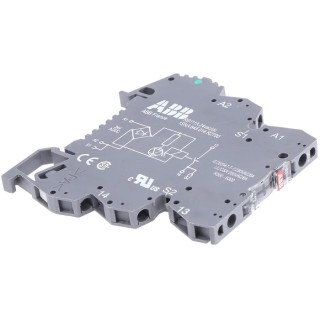 ABB Electromechanical Interface Relay, DIN Rail Mount, SPST Contact, 24V AC/DC Coil, 10mA Coil 1SNA645014R2700 RB111-24VUC