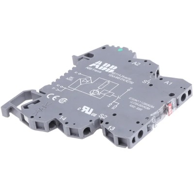 ABB Electromechanical Interface Relay, DIN Rail Mount, SPST Contact, 24V AC/DC Coil, 10mA Coil 1SNA645014R2700 RB111-24VUC