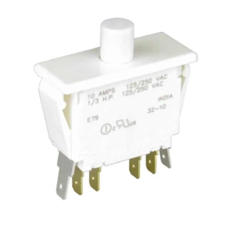 ZF Door Micro Switch Panel Mount DPDT Button 10A -40°C to 85°C E79-40A