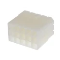 Molex STANDARD 0.093 in Female Connector Housing 15 Way 3 Row Straight Nylon Cable Mount 2.36mm Pitch 19-09-1152