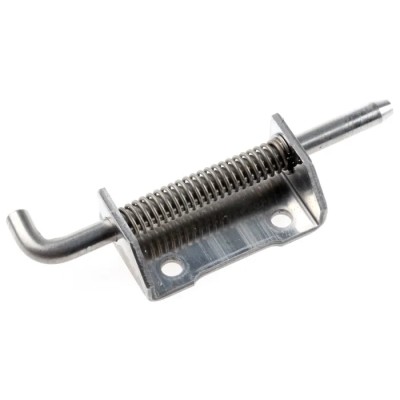 Pinet Raw Stainless Steel Concealed Hinge with Spring Loaded Pin, Bolt-On Fixing, 82 mm x 21 mm x 2.8 mm 12-A-3863