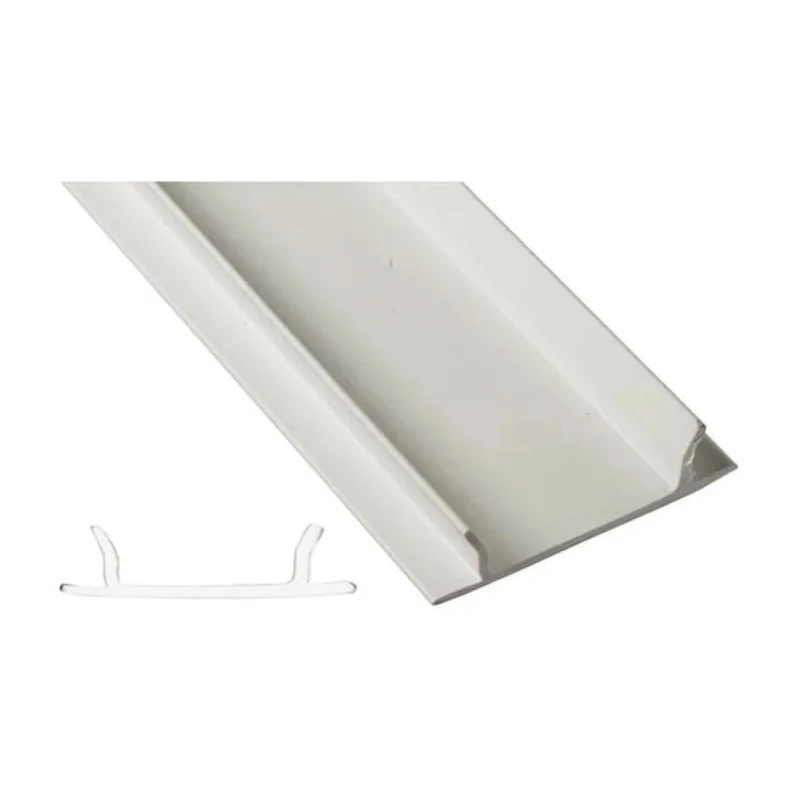 RS PRO Polyvinyl Chloride Cable Trunking Accessory Cover 50 mm White 669-9451