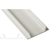 RS PRO Polyvinyl Chloride Cable Trunking Accessory Cover 50 mm White 669-9451